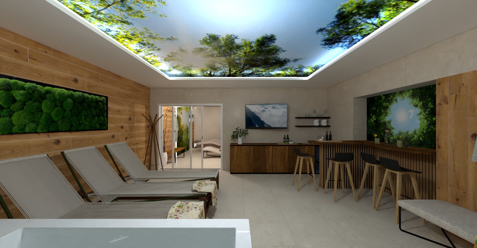 N&aacute;vrh wellness z&oacute;ny