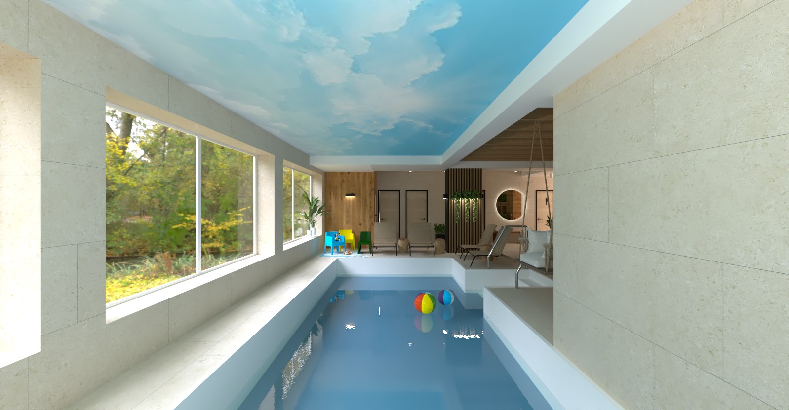 N&aacute;vrh wellness z&oacute;ny